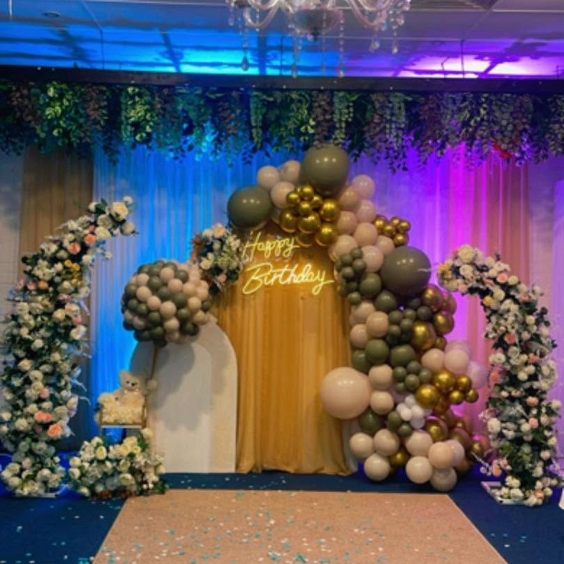 Corporate event table setting